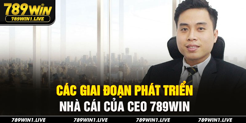 Các giai đoạn phát triển nhà cái của CEO 789Win